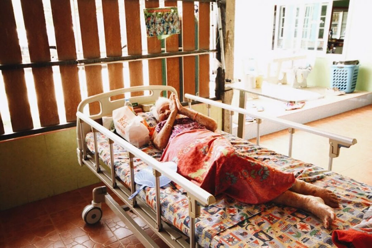 Qnet Spends Quality Time With Abandoned Elders In Thailand 2 QNET staff visiting elders