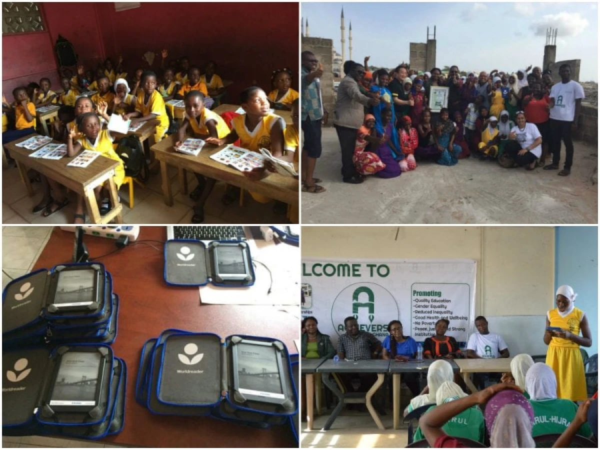 Underprivileged Girls In Ghana Receive E-Readers Through Rythm Foundation Ghana 5 QNET