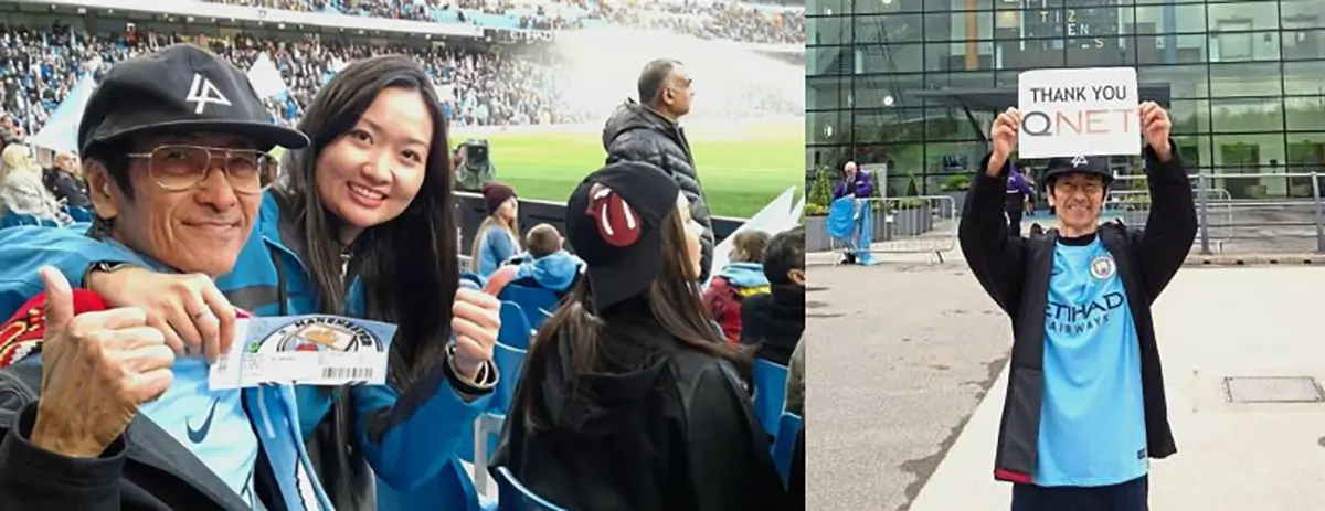 Qnet Manchester City Contest Winner Has A Ball At Etihad Stadium 2 QNET