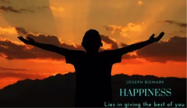 20 Inspiring Success Tips From Qnet Founder Joseph Bismark 20 Joesph bismark, happiness lies in giving the best of you