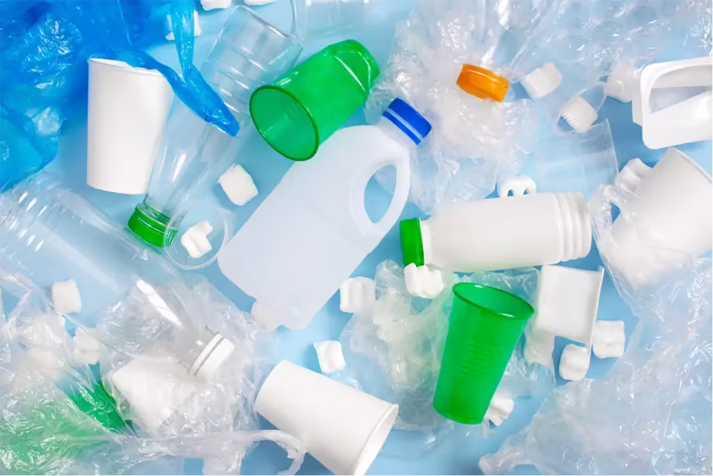 Have You Been Drinking Microplastics? 2 Pile of plastic empty plastic bottles.