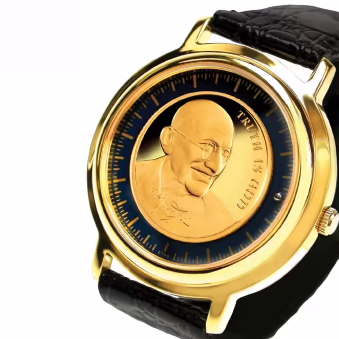 gandhi on a watch qnet history