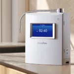 HomePure Viva on the kitchen table, showcasing its potential benefits when put to use as well as several HomePure Viva spare parts to pay attention to during maintenance