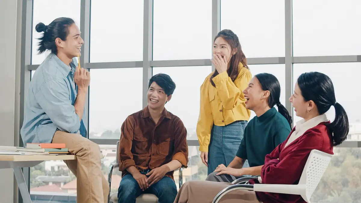 Qnet Independent Representatives Are Now Called Qnet Independent Distributors. What Does This Mean? 3 group of young people talking discussing work conversation starters