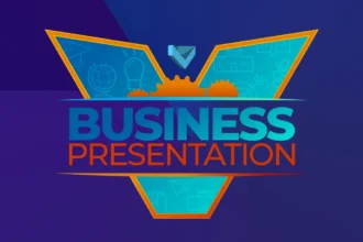 V Business Presentation Banner