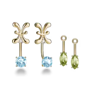 insignia atlas earrings